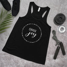 Load image into Gallery viewer, Mom Life Choose Joy Racerback Tank
